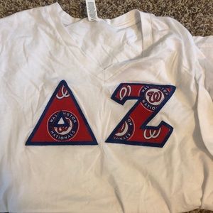 Bella Canvas Washington nationals stitch